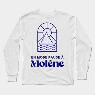 Molène in pause mode - Brittany Morbihan 56 BZH Sea Long Sleeve T-Shirt